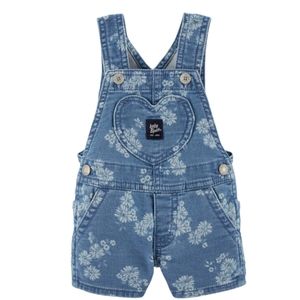 Baby B'Gosh OshKosh Floral Overalls 12M NWT